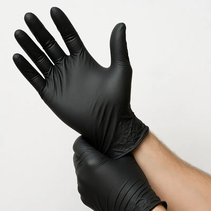 Black Nitrile Gloves 5 Mil – Non-Medical