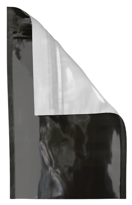 Mylar Bags 1/8oz Black & Clear Smell Proof Resealable – 3.62"x5"x1.5" | 1000ct